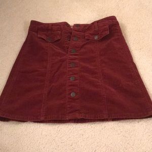 Corduroy Skirt